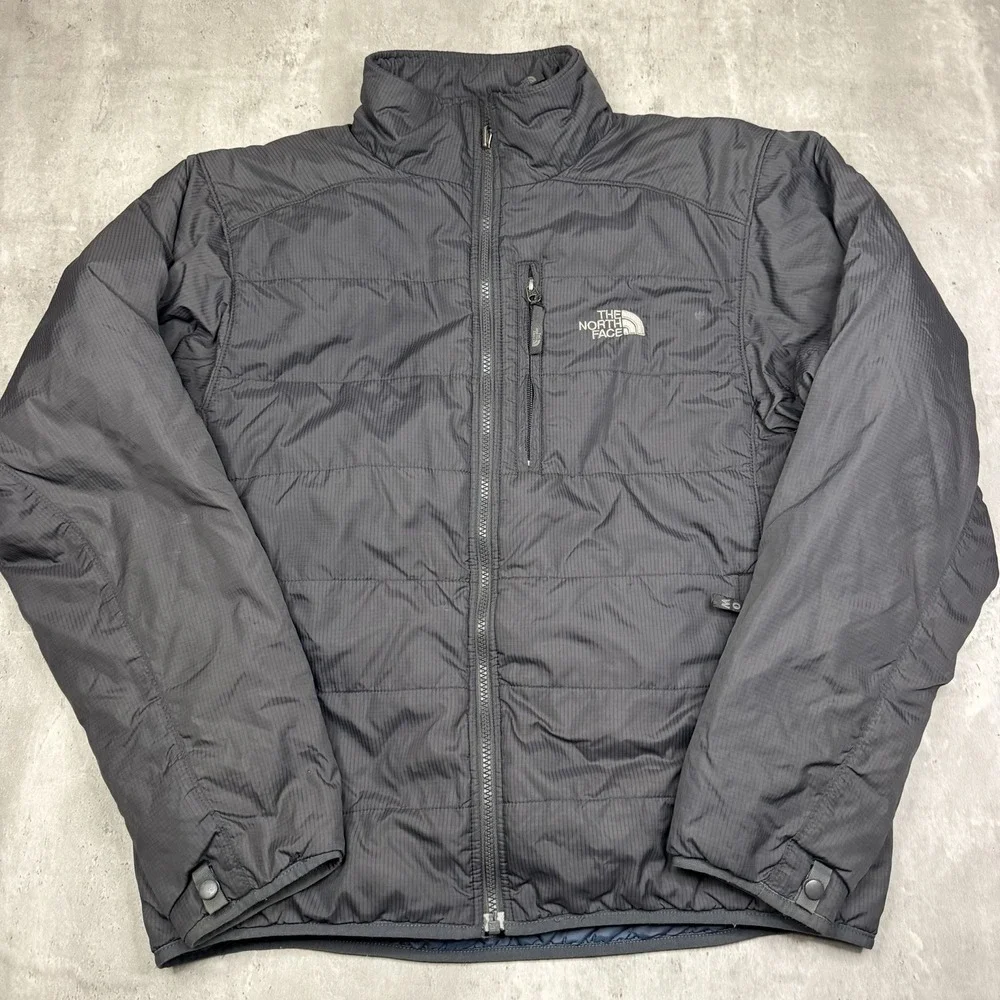The North Face Redpoint Jacket Mens M Gray Primaloft Full Zip Summit Series Coat